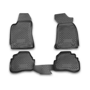 1998-2001 VW Passat B5 Floor Mats Liners Full Set All Weather Black