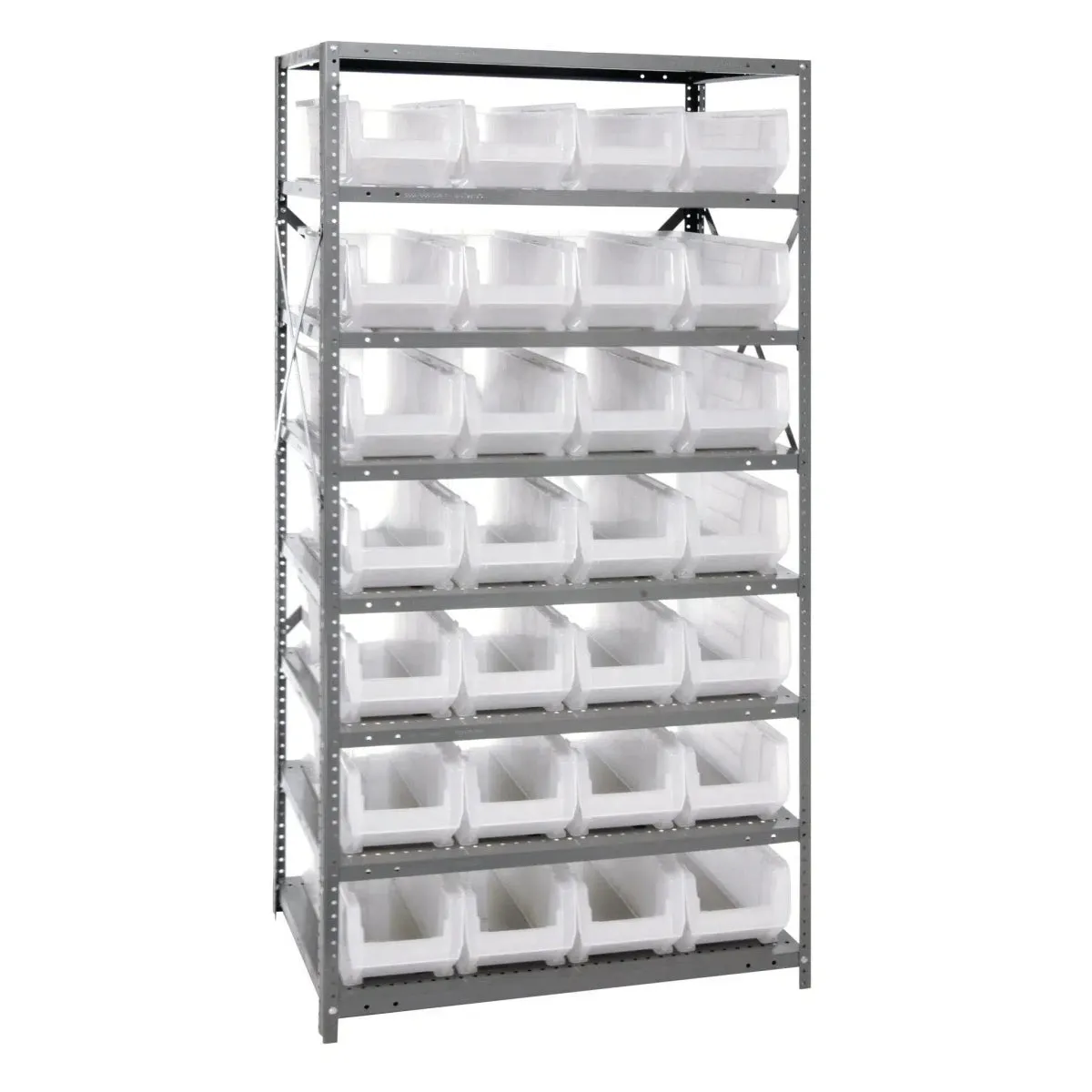 2475-950 | 24" x 36" x 75" Shelving Unit with 28 Bins