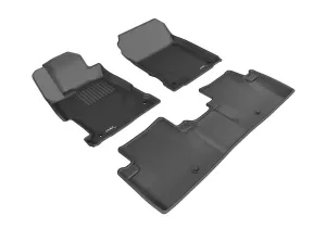 3D MAXpider Floor Mats Acura ILX (2013-2022) All-Weather Kagu Series Black