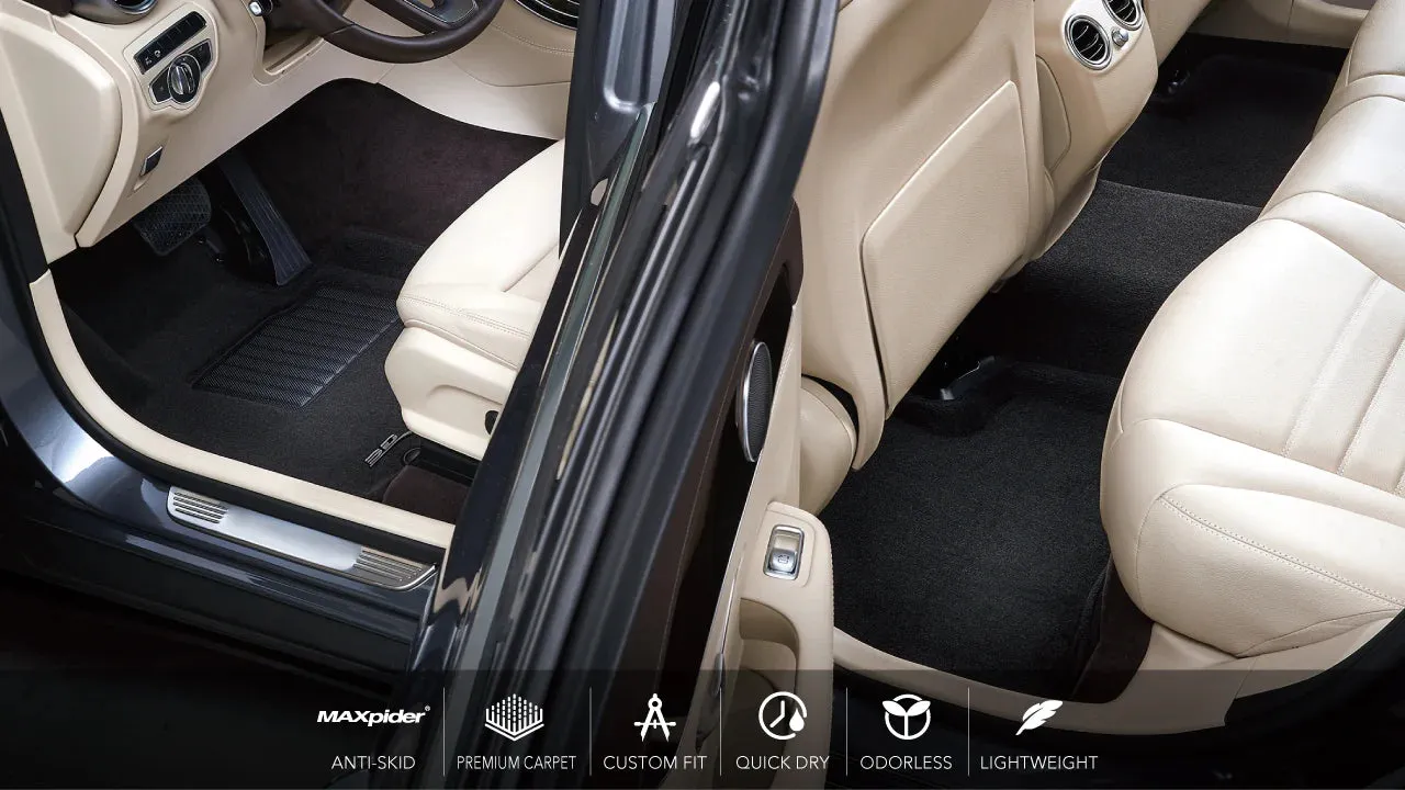 3D MAXpider Floor Mats Acura MDX 6 Seaters (17-20) All-Weather Elegant Series - Complete Set