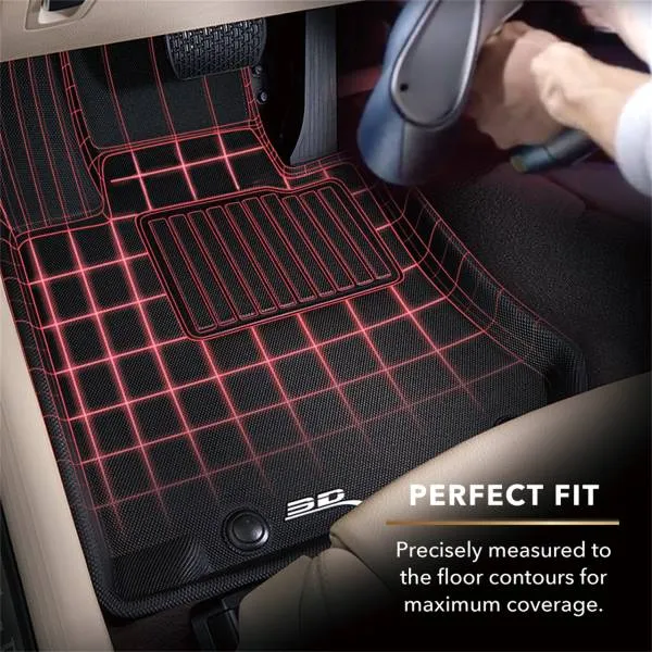 3D MAXpider Floor Mats Chevy Malibu (2008-2012) All-Weather Kagu Series - Front or Second Row