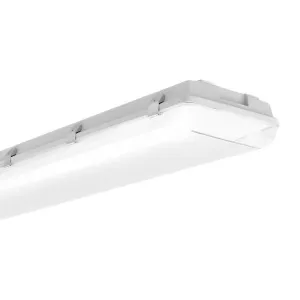 4ft LED Ready Vapor Tight Fixture, Triple-Lamp, Non-Shunted, Double Ended