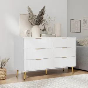 6 Drawers Dresser for Bedroom IF024