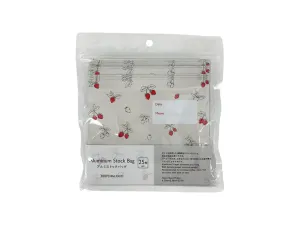 Aluminum Stock Bag Strawberry Pattern 16cm x 6cm x 14cm