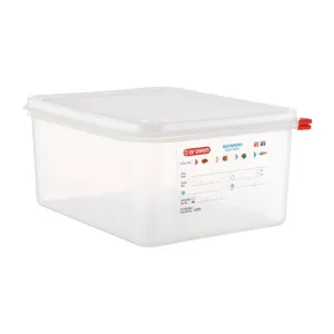 Araven Polypropylene 1/2 Gastronorm Food Container 12.5Ltr (Pack of 4)