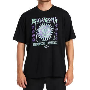 Billabong Mens Cosmic Sun Crew Neck T-Shirt - Black