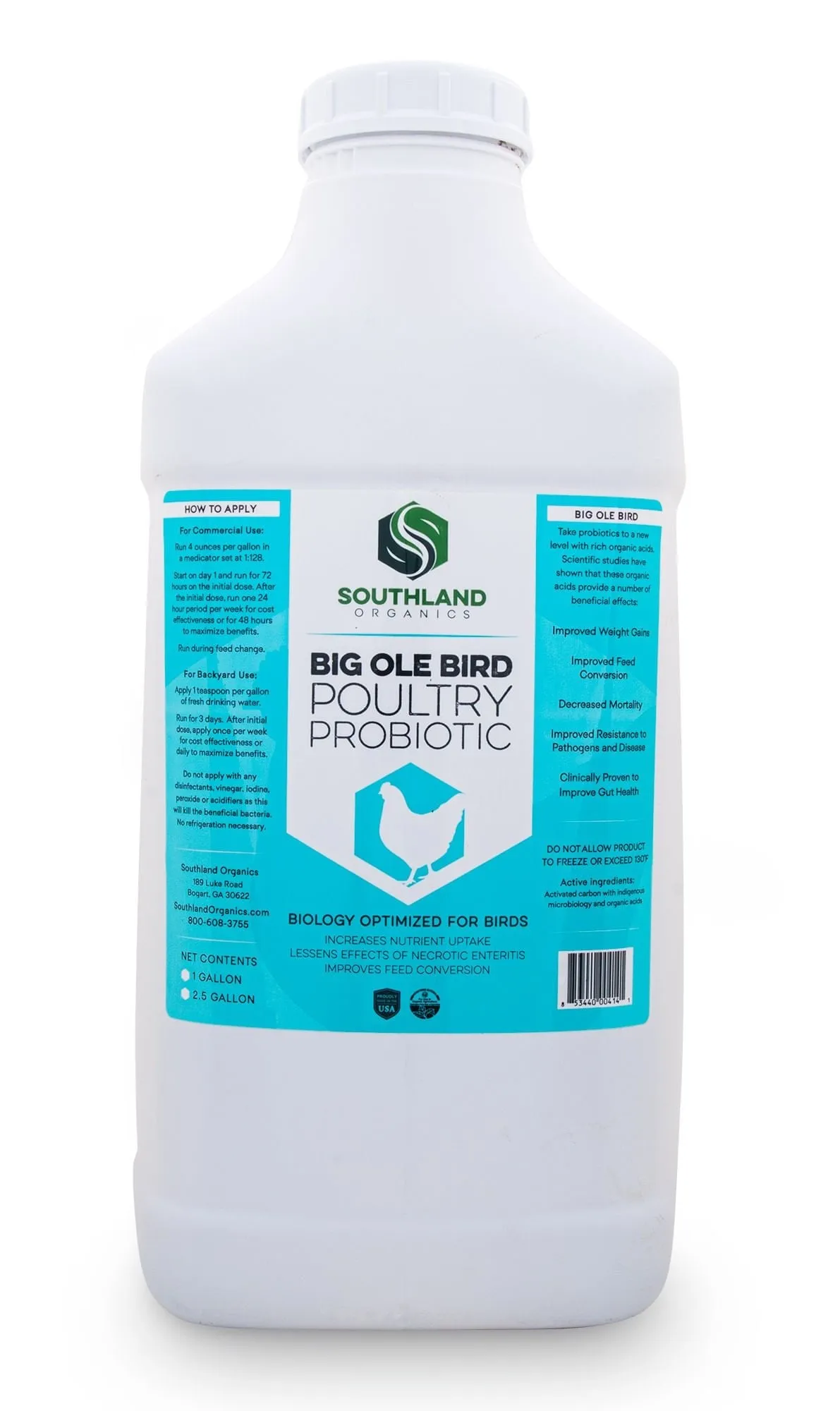 B.O.B. (Big Ole Bird), 2.5 gal