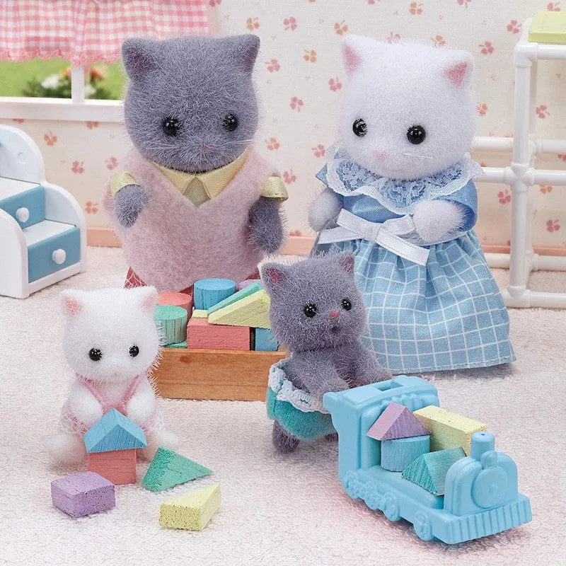 Calico Critters Persian Cat Family