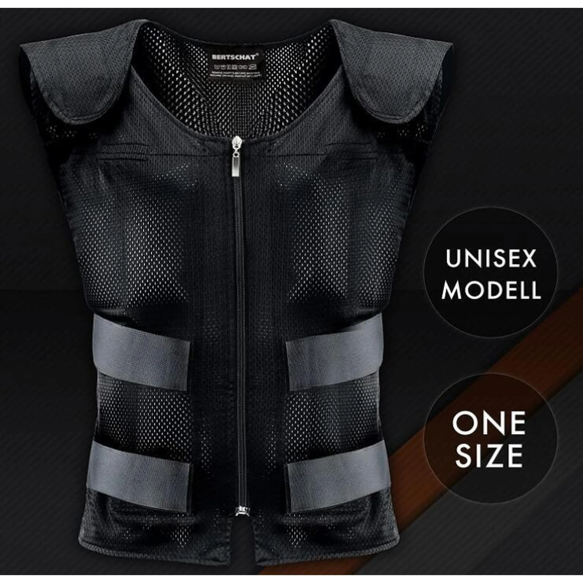 Cooling vest C24 BERTSCHAT, black