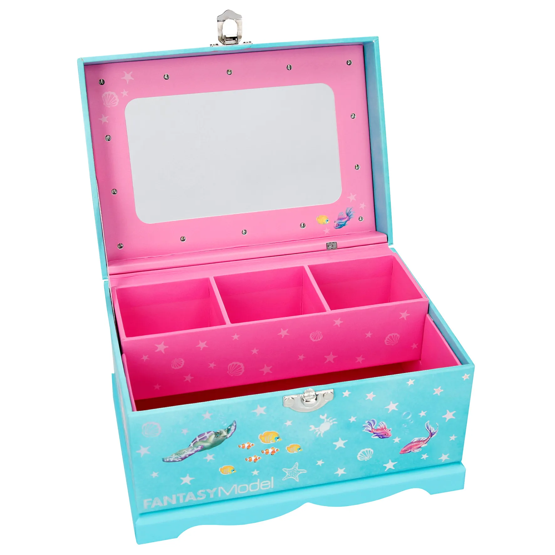 Depesche Fantasy Model Jewellery Box with Light Mermaid