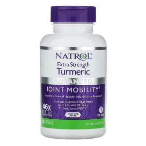 Extra Strength Turmeric, Enhanced, 60 Capsules, Natrol