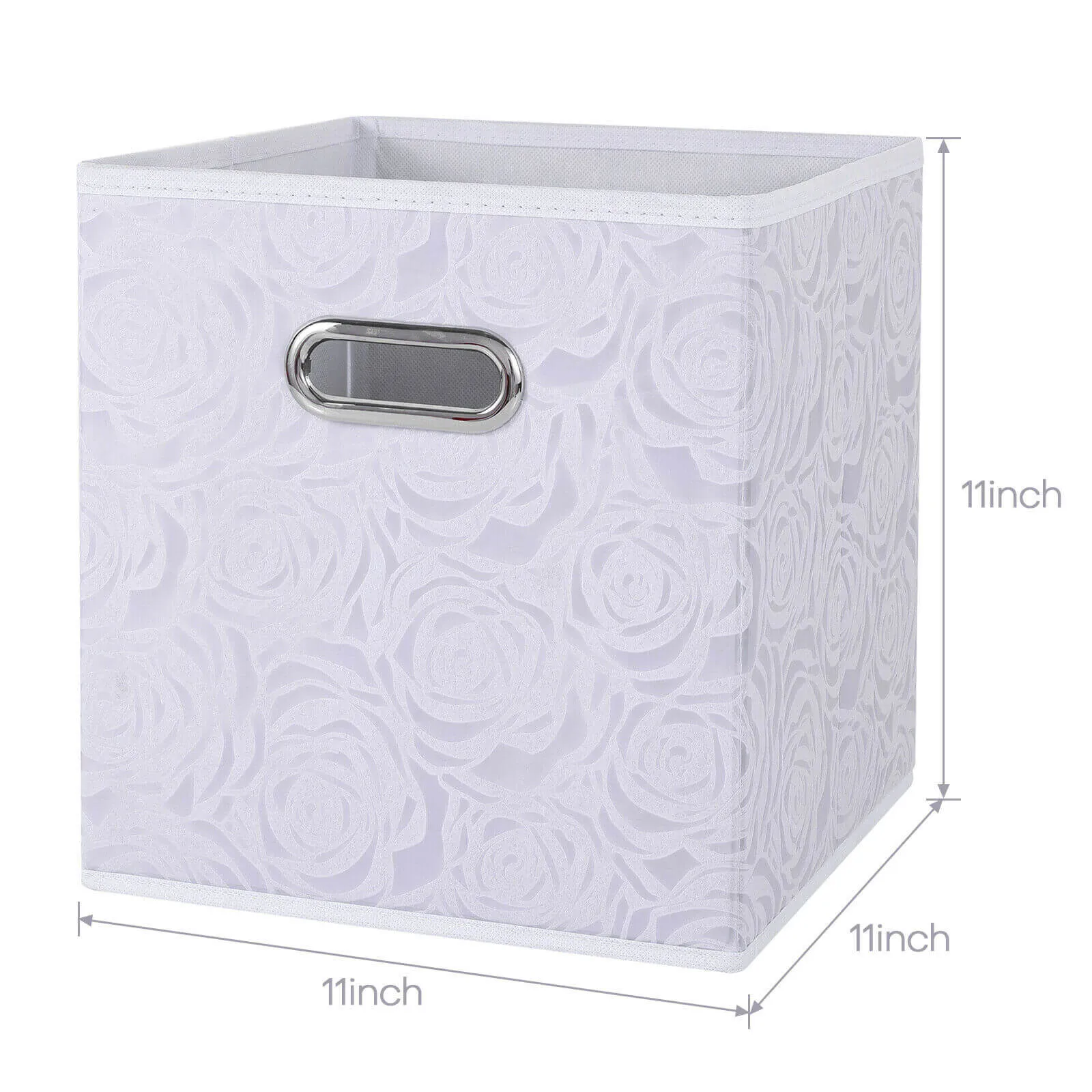 Fabric Cube Storage Bin, 3/6pcs