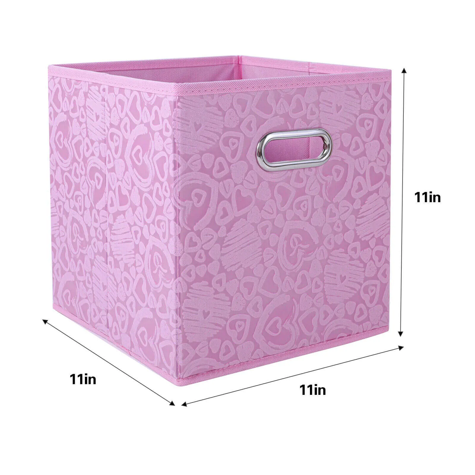 Fabric Cube Storage Bin, 3/6pcs