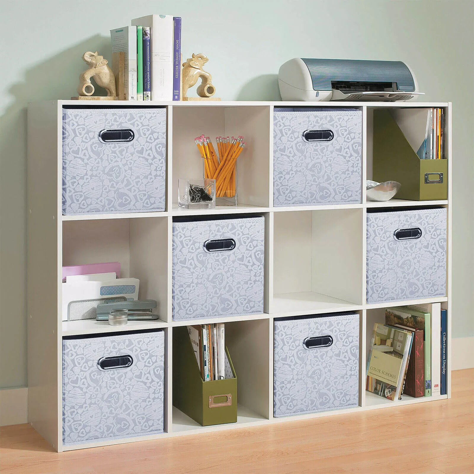 Fabric Cube Storage Bin, 3/6pcs