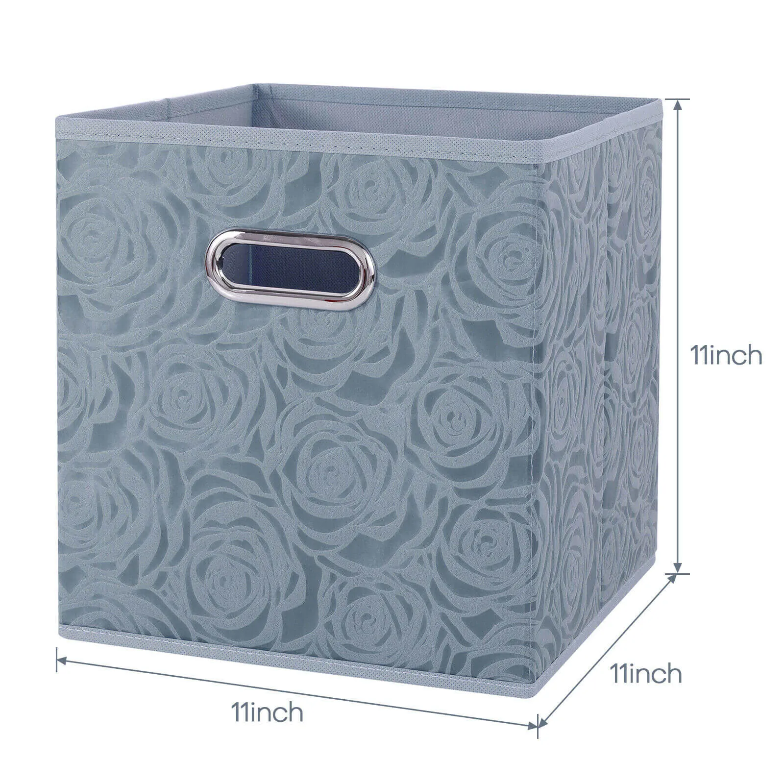 Fabric Cube Storage Bin, 3/6pcs