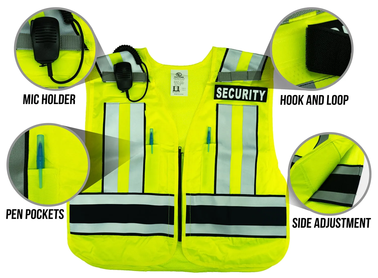 First Class Public Safety Reflective Vest