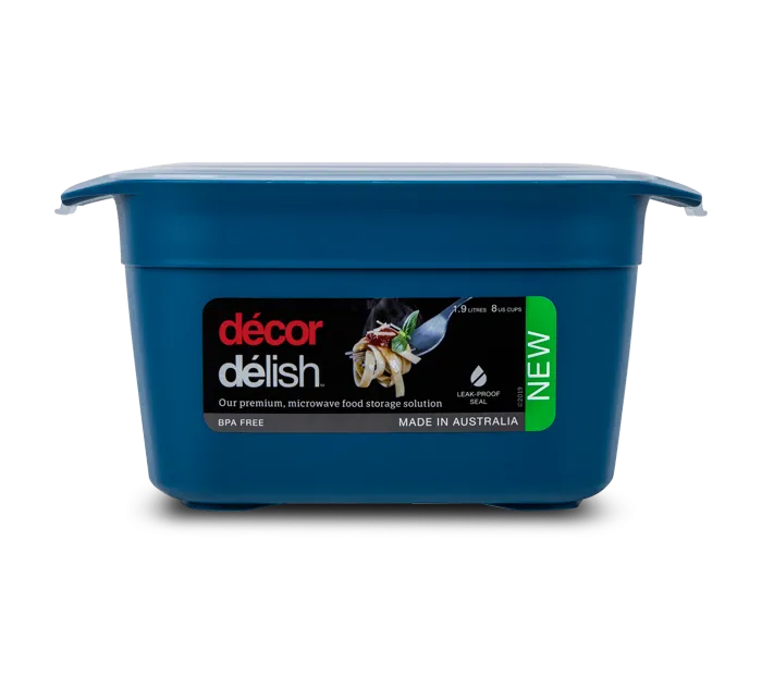 Food Container, Oblong, 1.9L