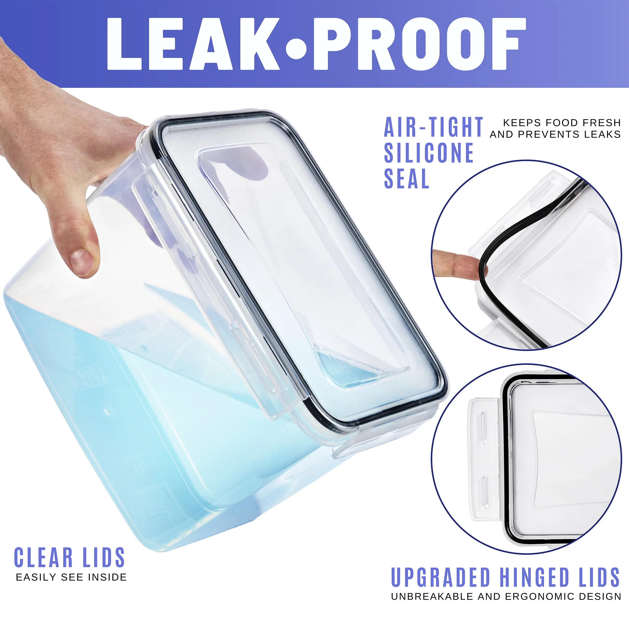 Food Storage Containers (Pack of 4)
