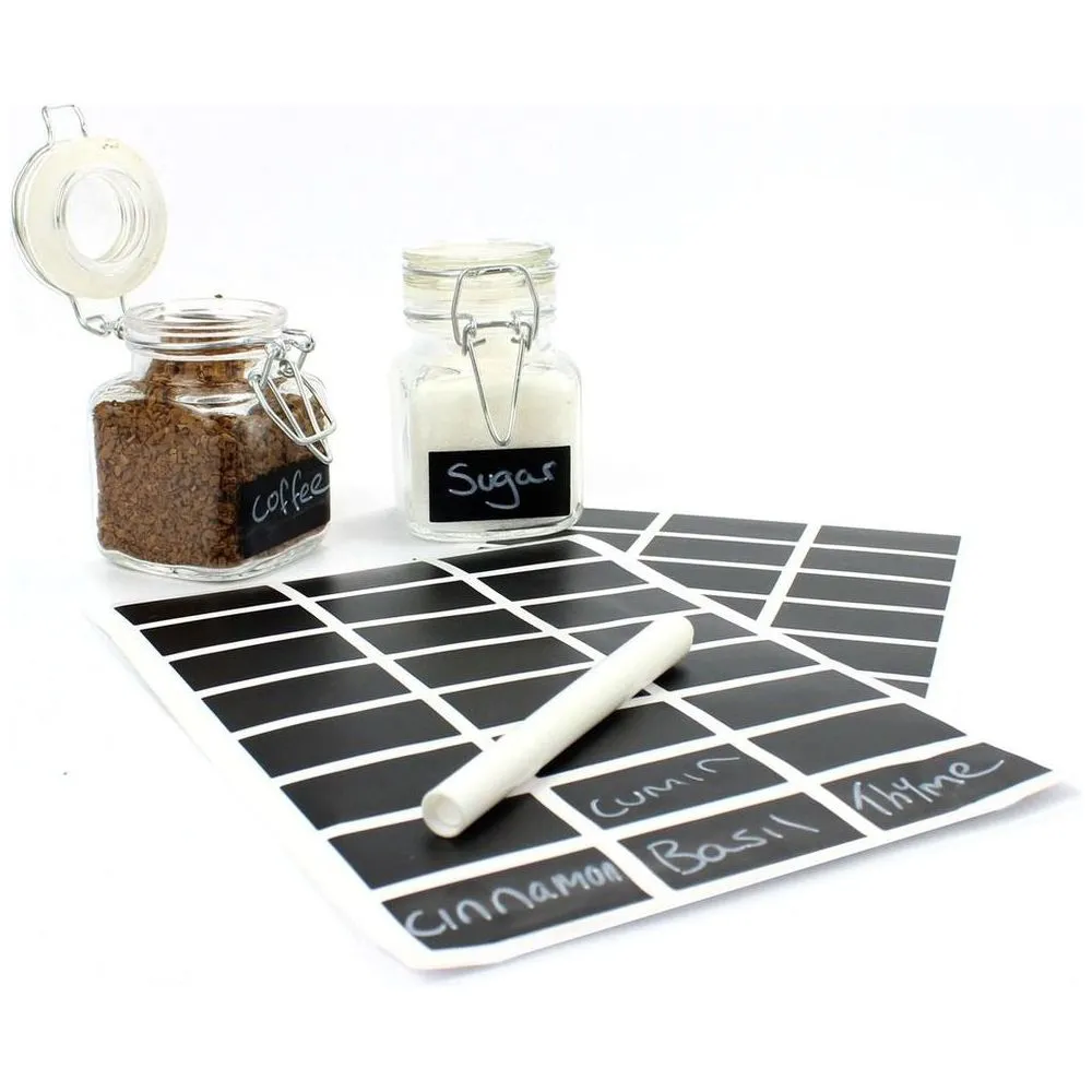 Glass Spice Jars - Pack of 12 - Maison & White - Small Kilner Jars Set