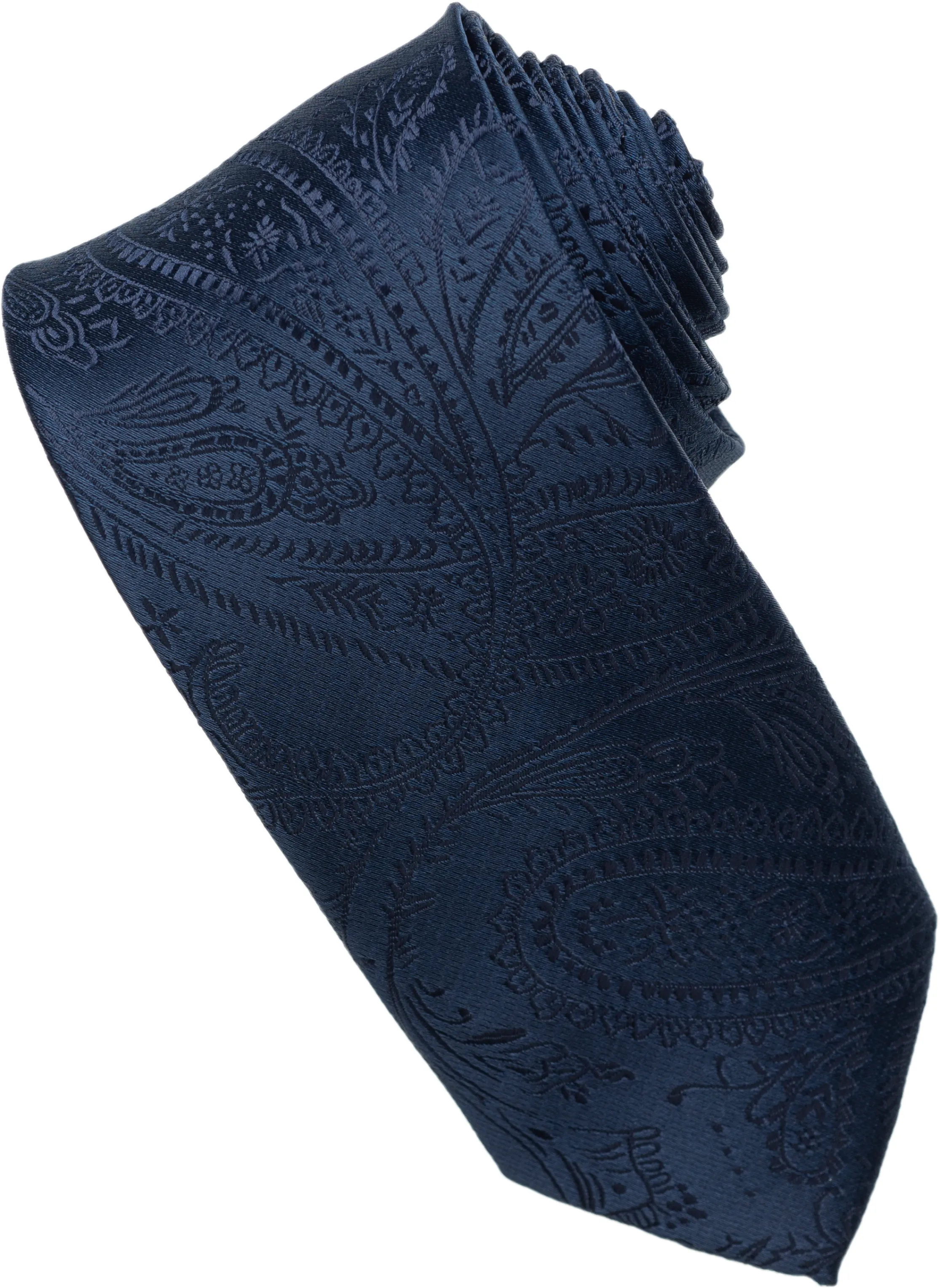 Hot Pink Paisley Tone on Tone Necktie