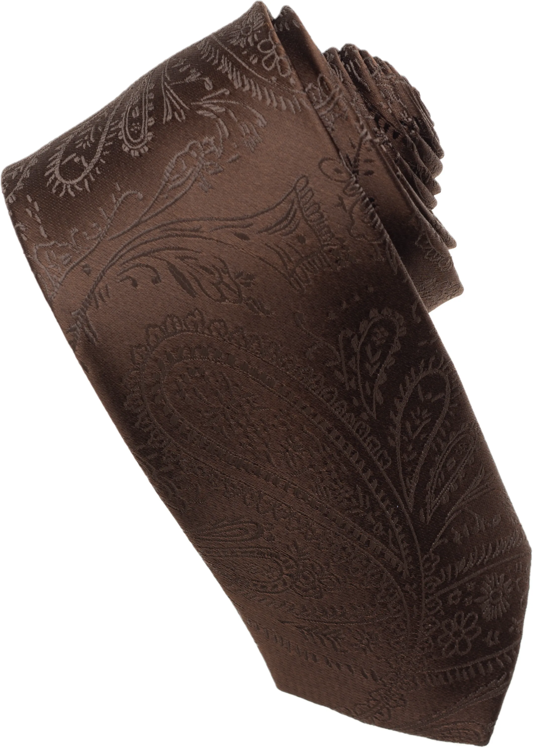 Hot Pink Paisley Tone on Tone Necktie