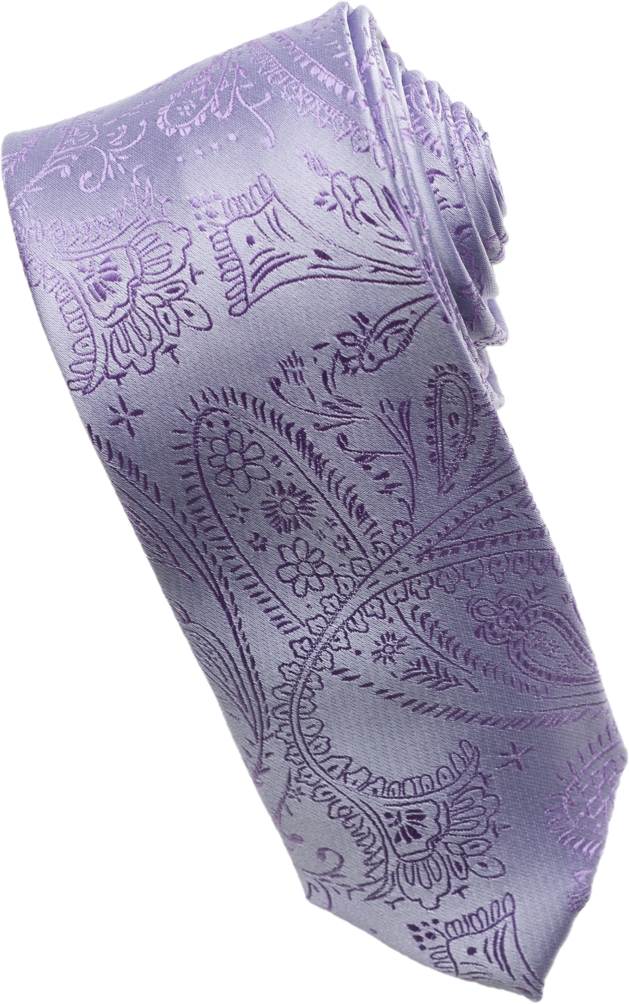 Hot Pink Paisley Tone on Tone Necktie
