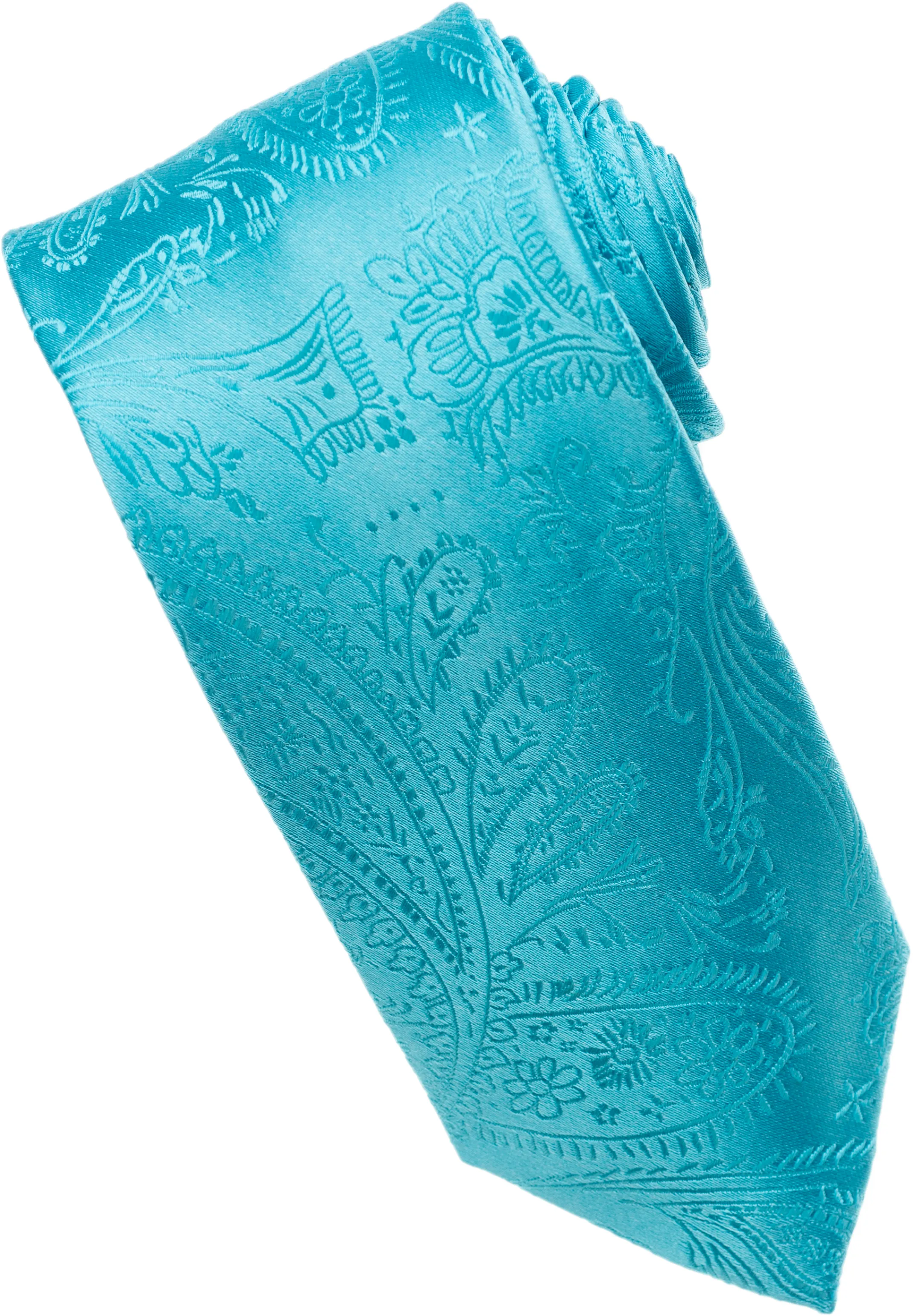 Hot Pink Paisley Tone on Tone Necktie