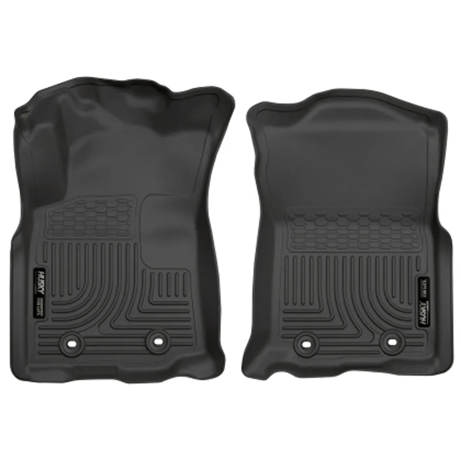 Husky Liners WeatherBeater Floor Liner - Front | 2023-2018 Toyota Tacoma