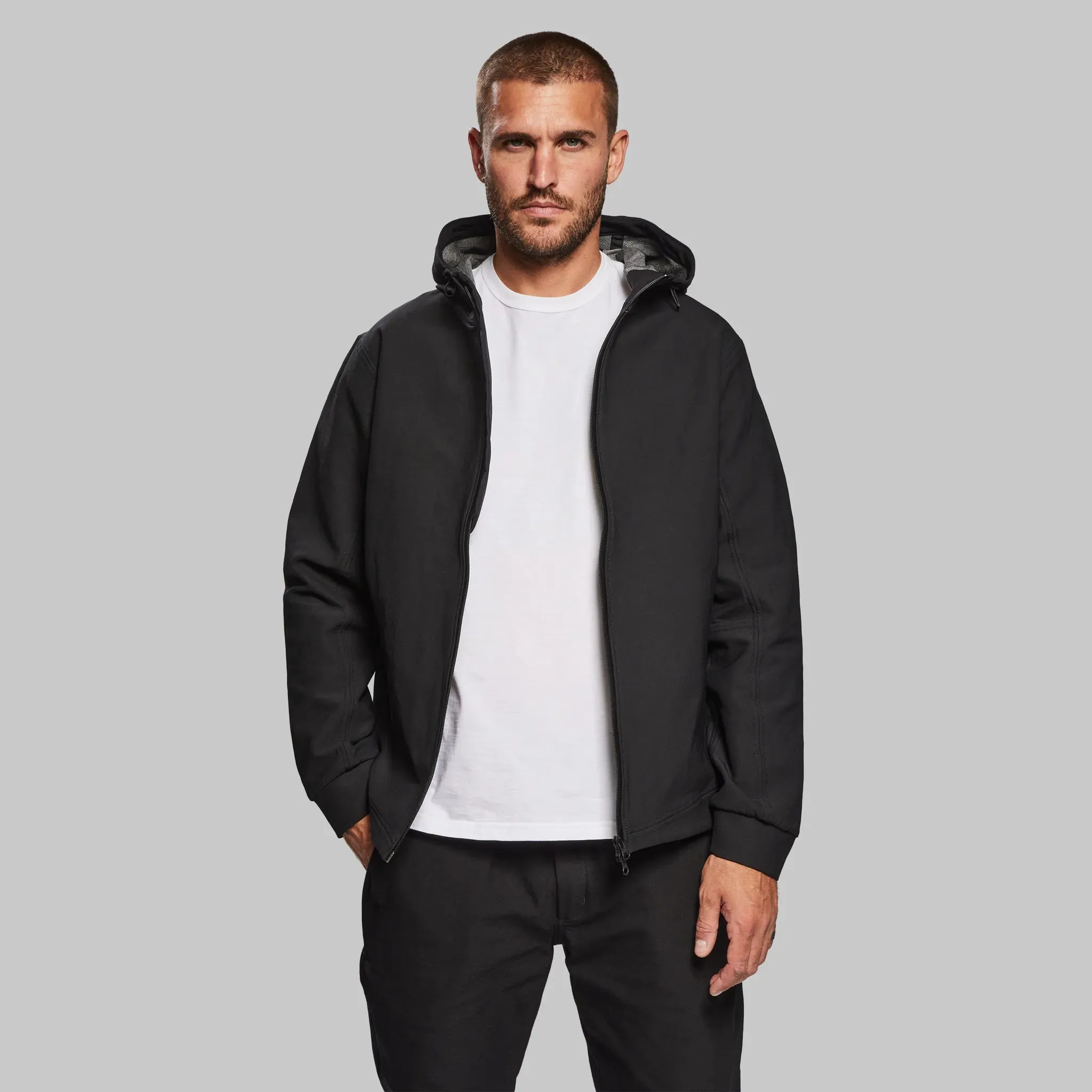 Indestructible Hooded Jacket. Black edition