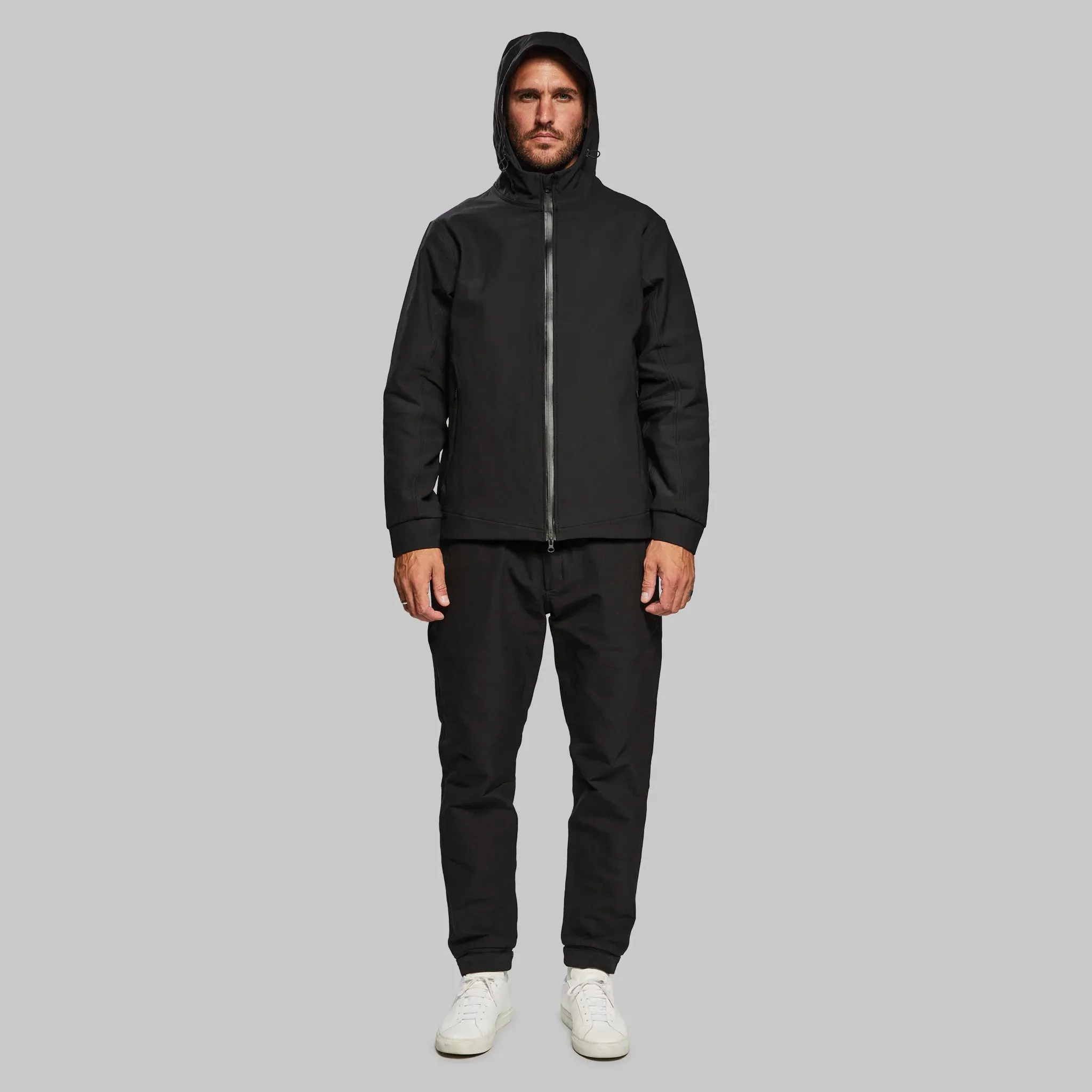 Indestructible Hooded Jacket. Black edition