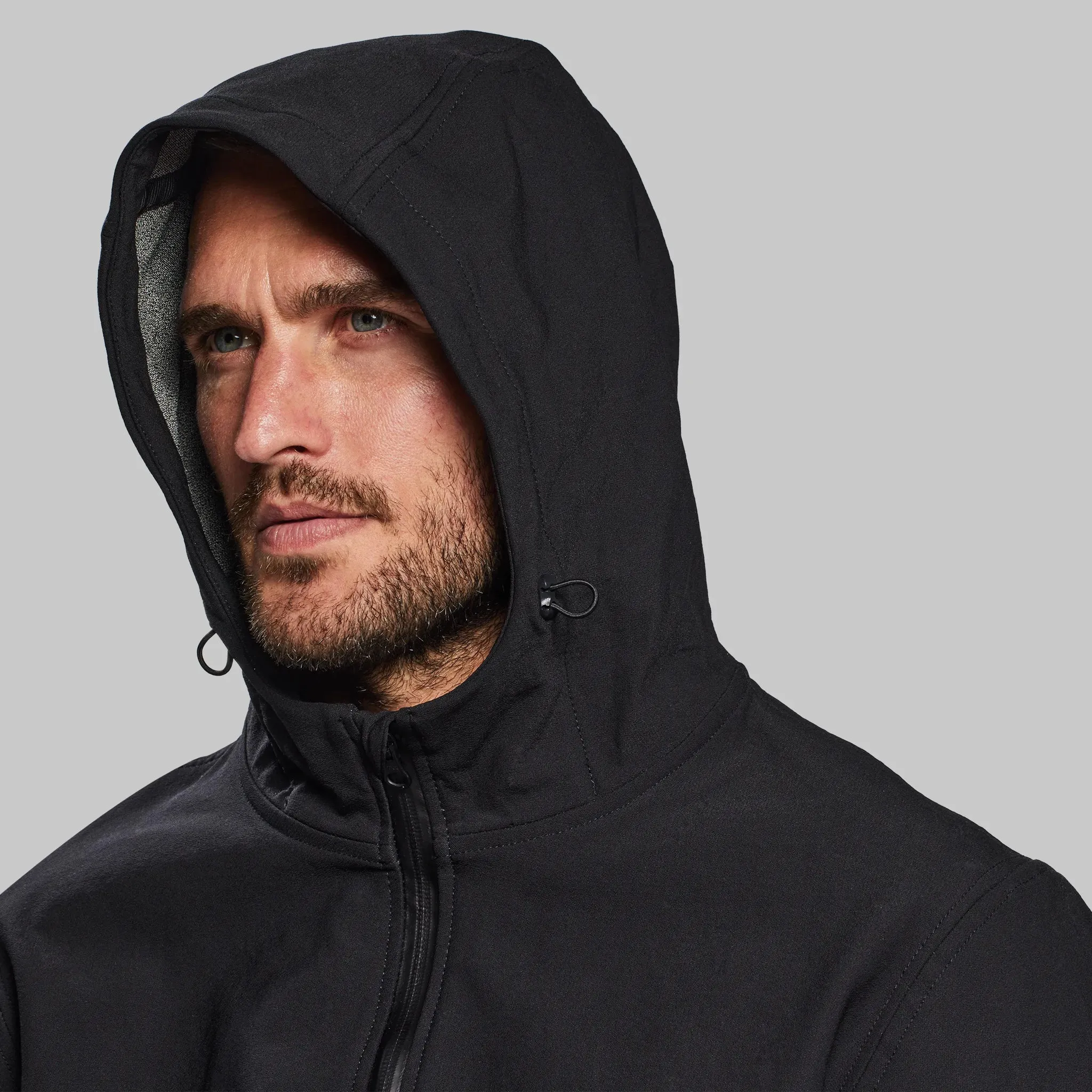Indestructible Hooded Jacket. Black edition