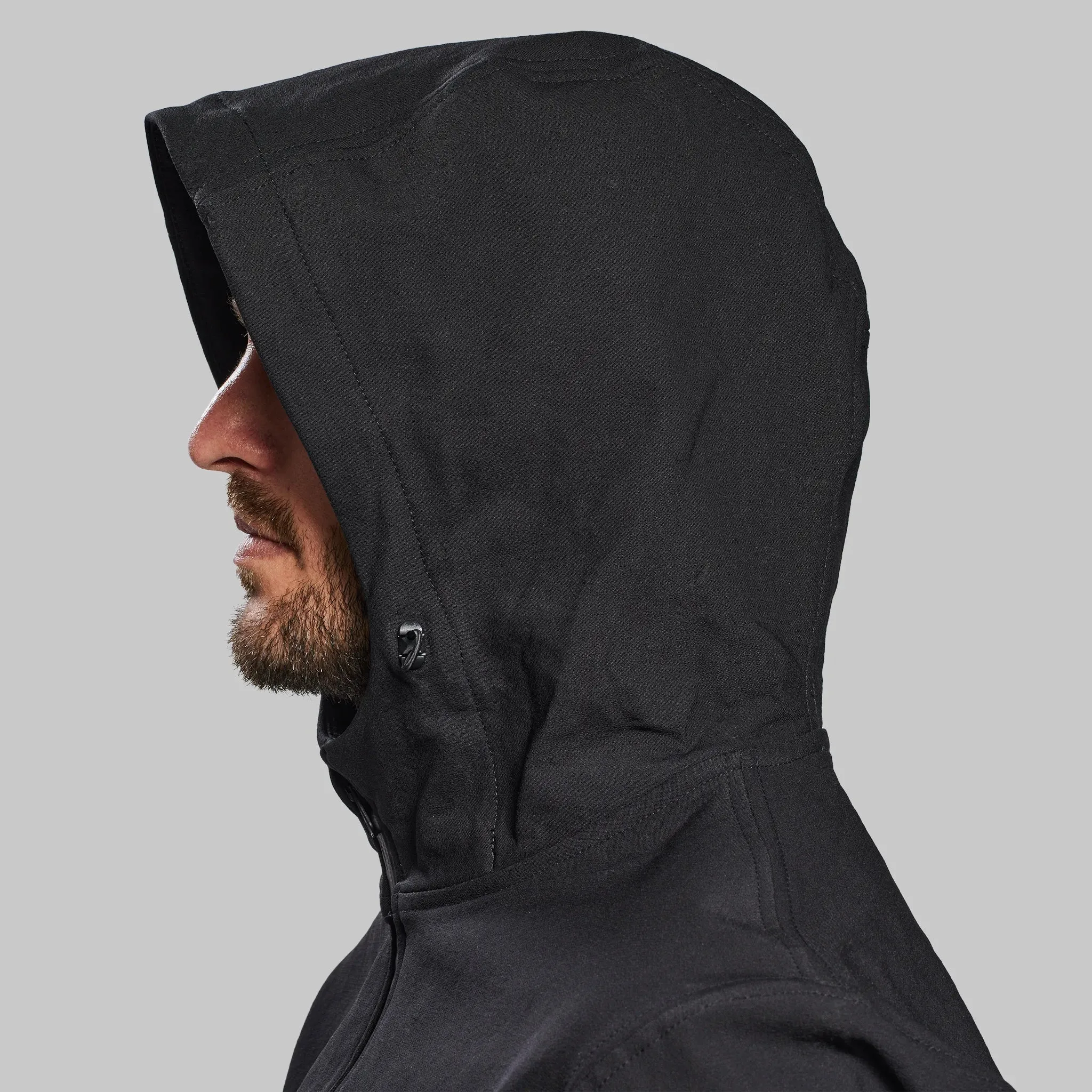 Indestructible Hooded Jacket. Black edition