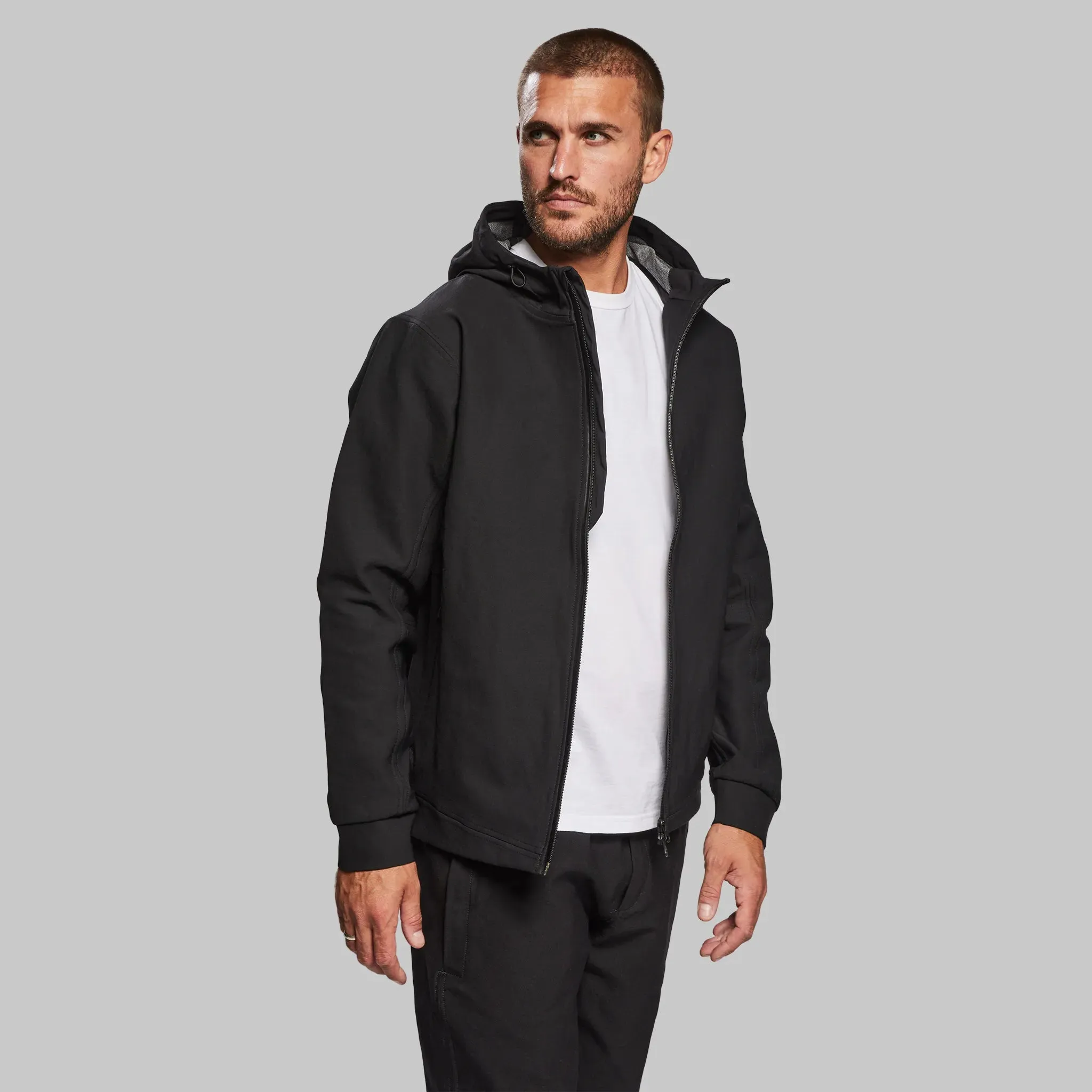 Indestructible Hooded Jacket. Black edition