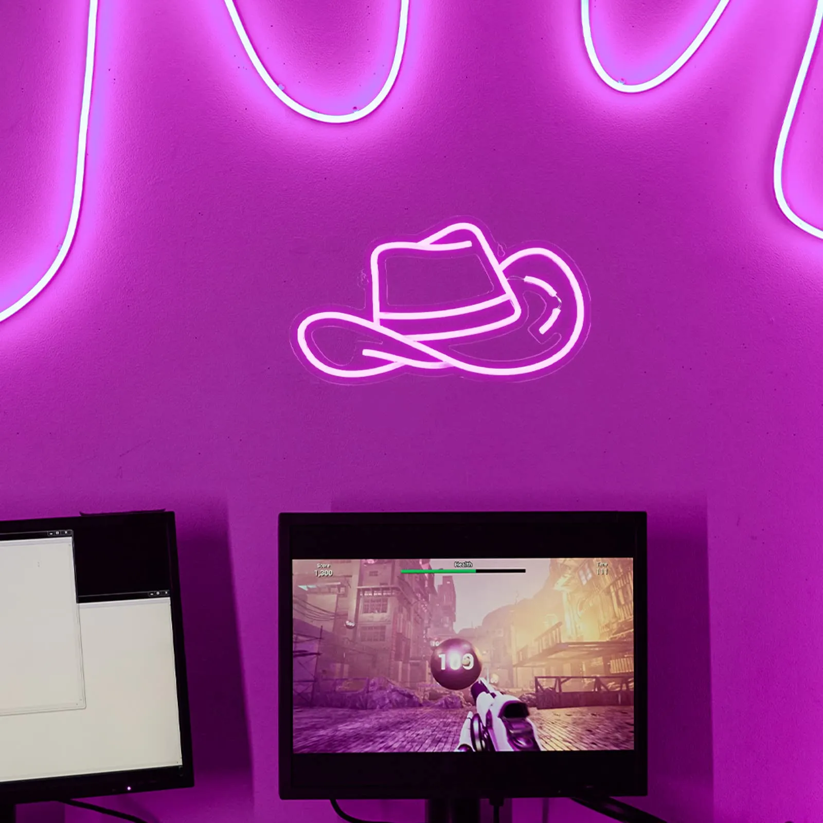 Insegna led neon Cowgirl Hat Neon Sign