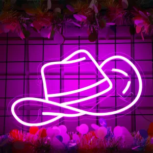 Insegna led neon Cowgirl Hat Neon Sign