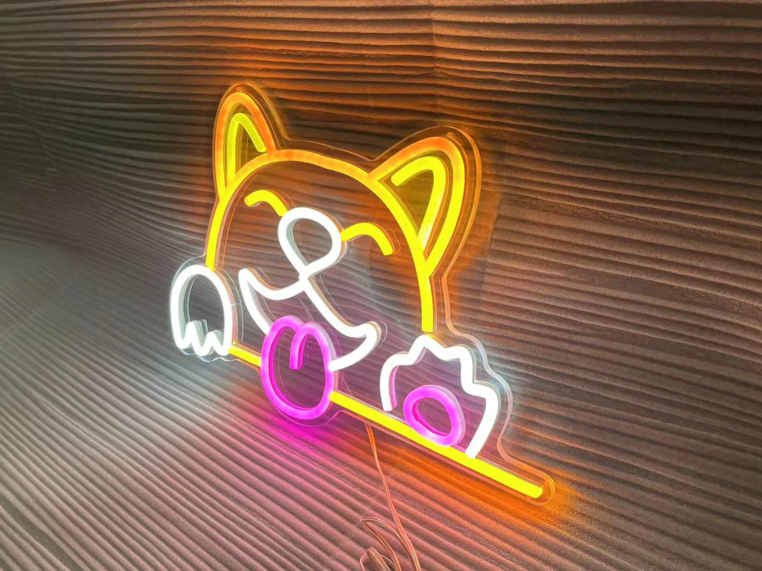 Insegna led neon Dog Anime Cartoon