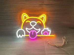 Insegna led neon Dog Anime Cartoon