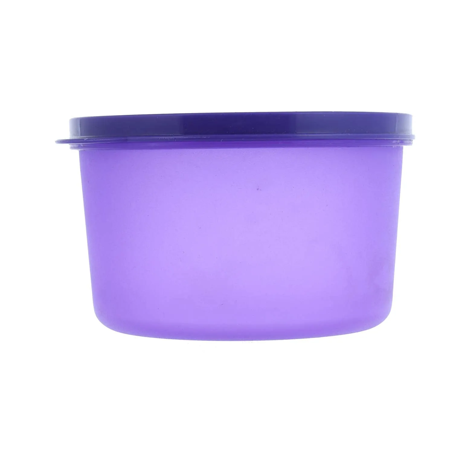 Kuber Industries Plastic 2 Pieces Kitchen Storage Spice Containers, Fridge Container, Food Utility Box, Food Storage Containers Jars 600 Ml (Purple) - CTLTC043917