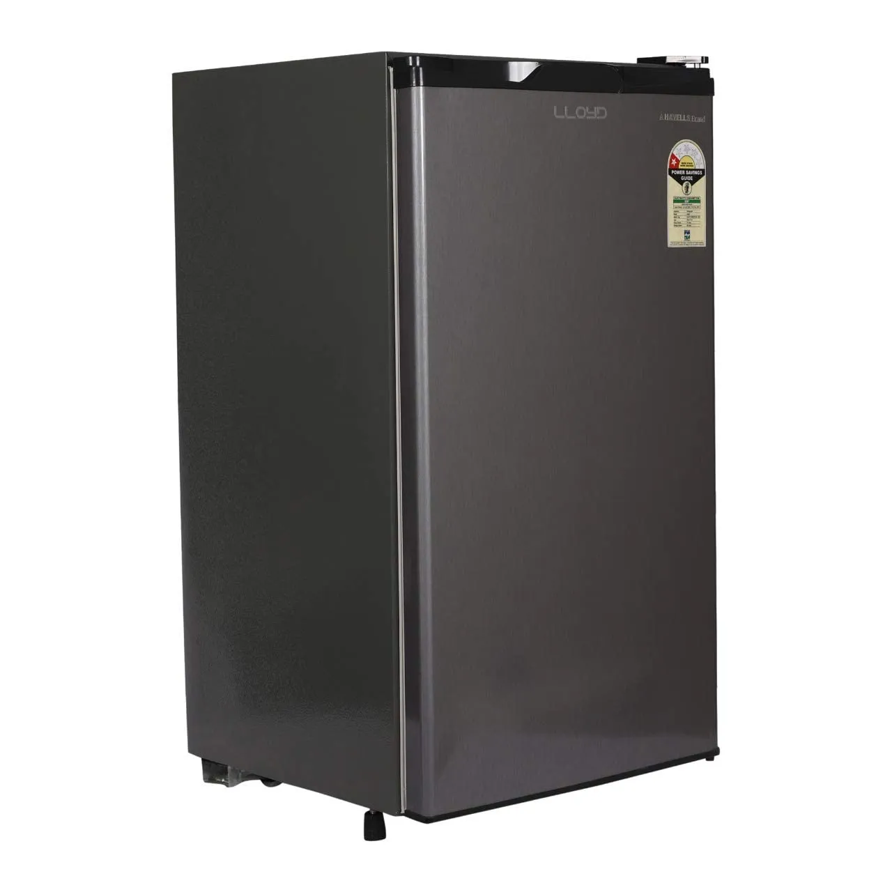 Lloyd GLDC111RGMT1JC 92 Litre 1 Star Direct-Cool Single Door Refrigerator (Metallic Grey, 2025 Model, Rotary Compressor, Toughened Glass Shelves)