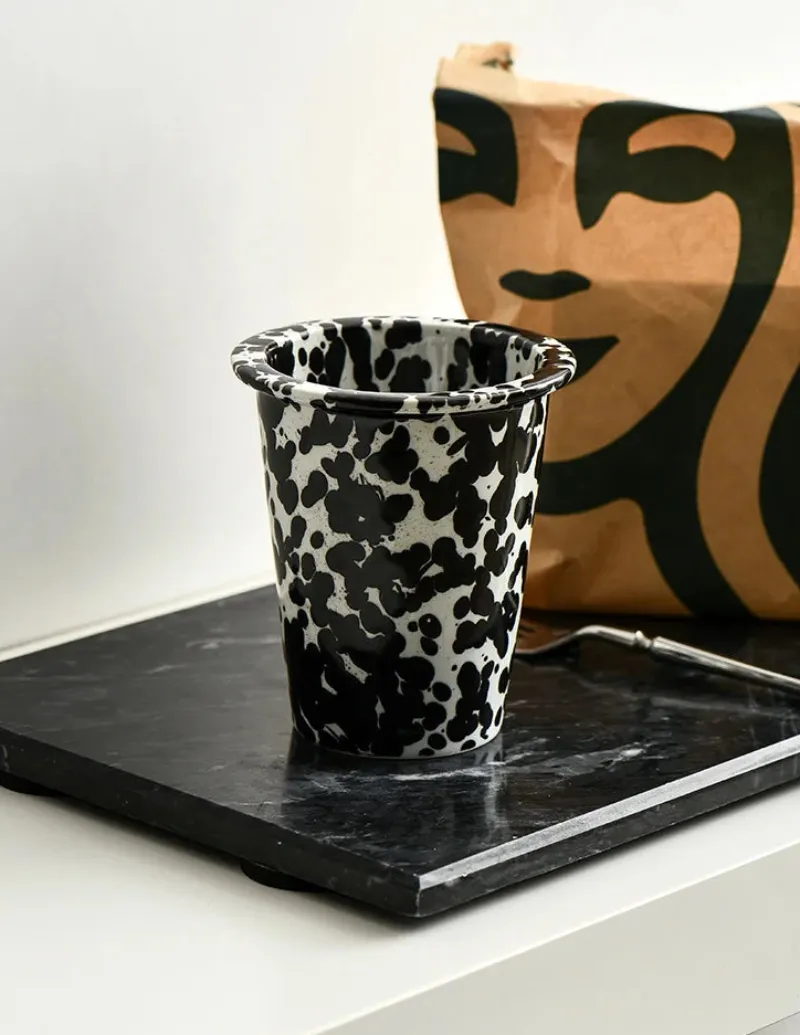 Lydia Retro Enamel Cup