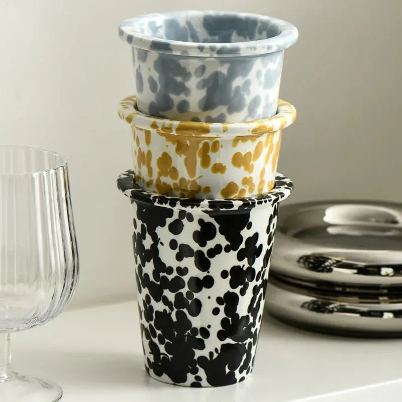 Lydia Retro Enamel Cup