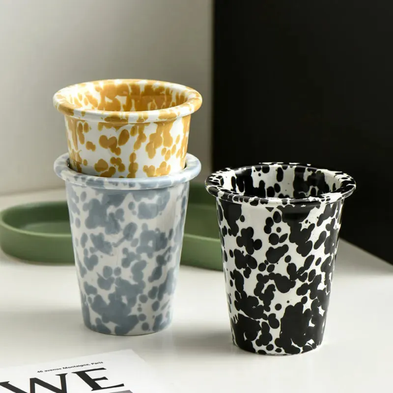 Lydia Retro Enamel Cup