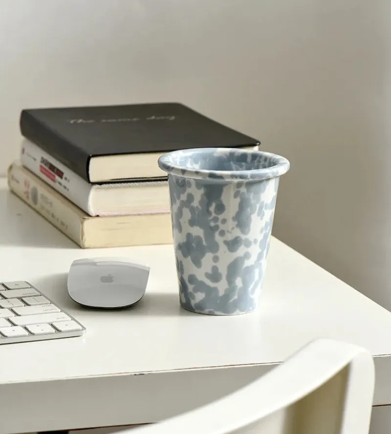 Lydia Retro Enamel Cup