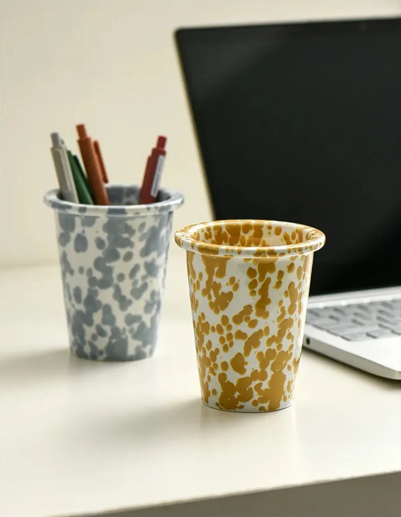 Lydia Retro Enamel Cup
