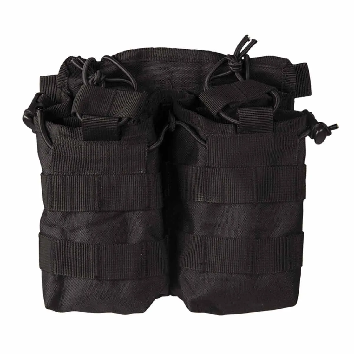 Mil-Tec Open Top Double Mag Pouch Black