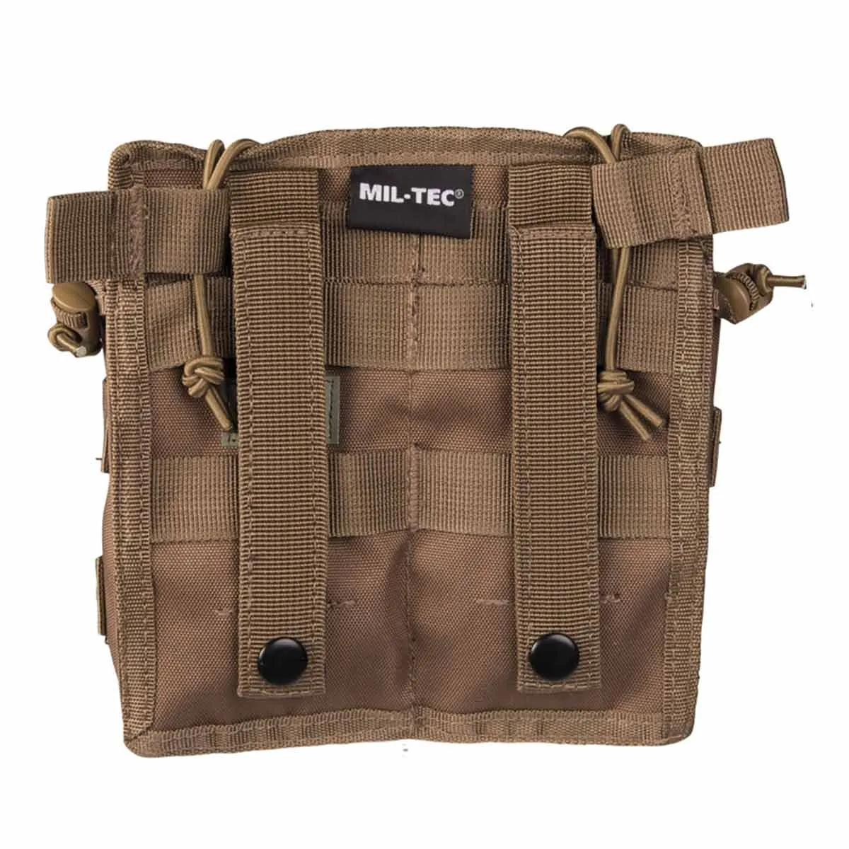 Mil-Tec Open Top Double Mag Pouch Dark Coyote