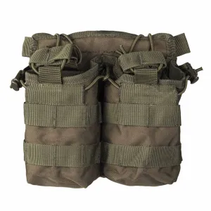 Mil-Tec Open Top Double Mag Pouch Olive Green