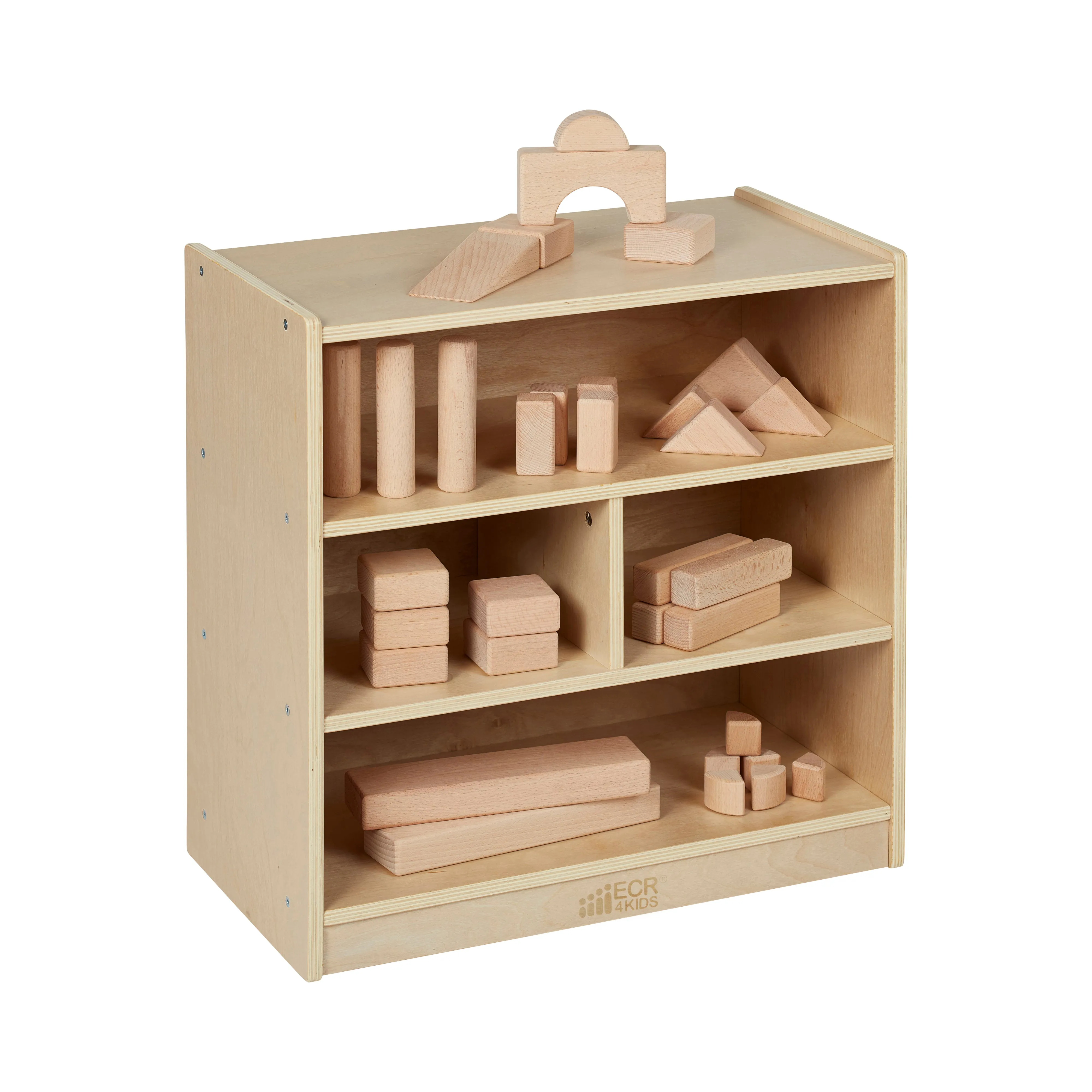 Mobile Block Storage Cart, Small, Classroom Furniture