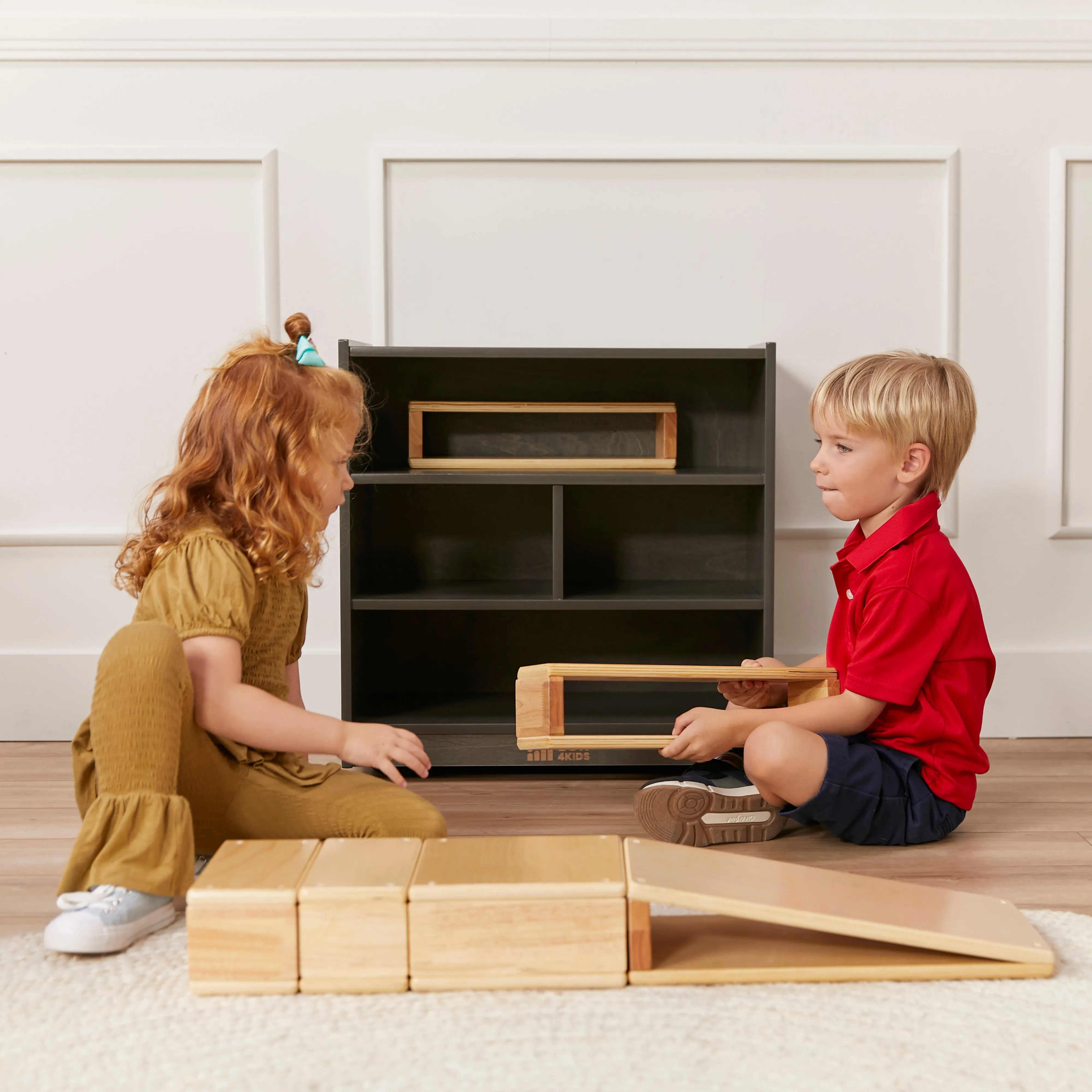 Mobile Block Storage Cart, Small, Classroom Furniture