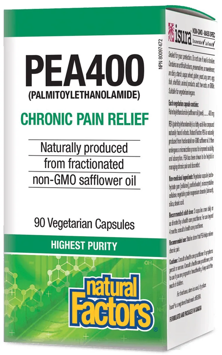 Natural Factors PEA400 (90 Vcaps)